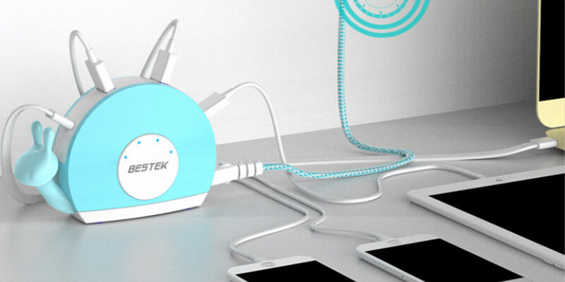 BESTEK Snail Multi-USB Charger – Make Life More Colorful